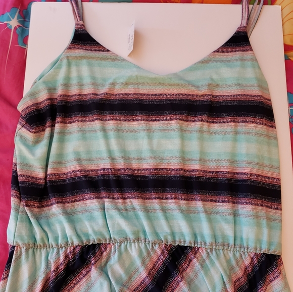 BWT, Maurices, size 2, maxi-dress, turquoise - Picture 2 of 4